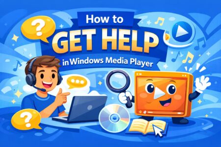 thumbnail image for get help in windows media player